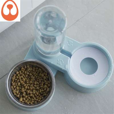 Manufacturer Stocked Personalized Dog Cat Food Water Dispenser Automatic Water Refill Double Bowl